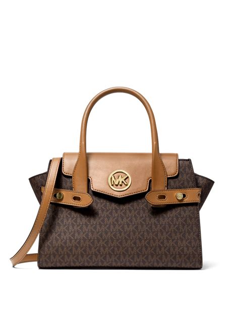 michael kors carmen belted satchel bag|Michael Kors carmen medium.